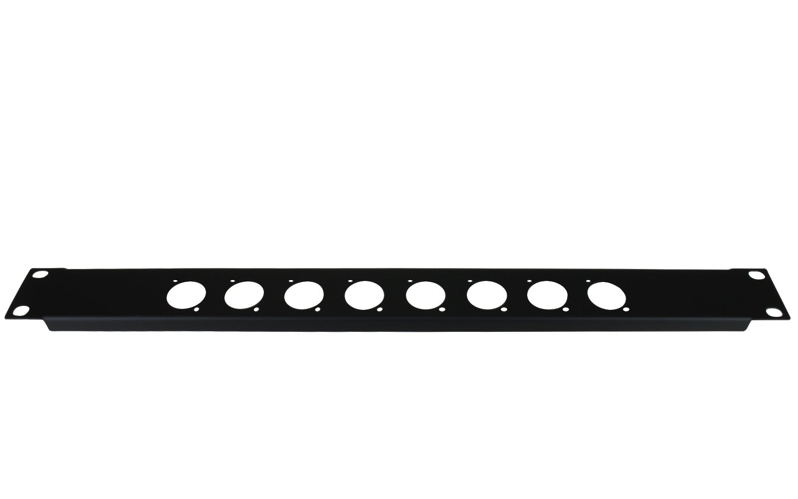Penn Elcom R1269/1UK/08 1-Space (1U) Punched Rack Panel with 8 Holes