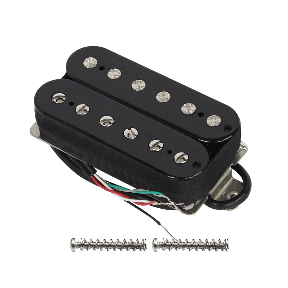 Fleor Electric Guitar Pickup Double Coil Humbucker Pickups 52Mm Ceramic Bridge Pickup-Black