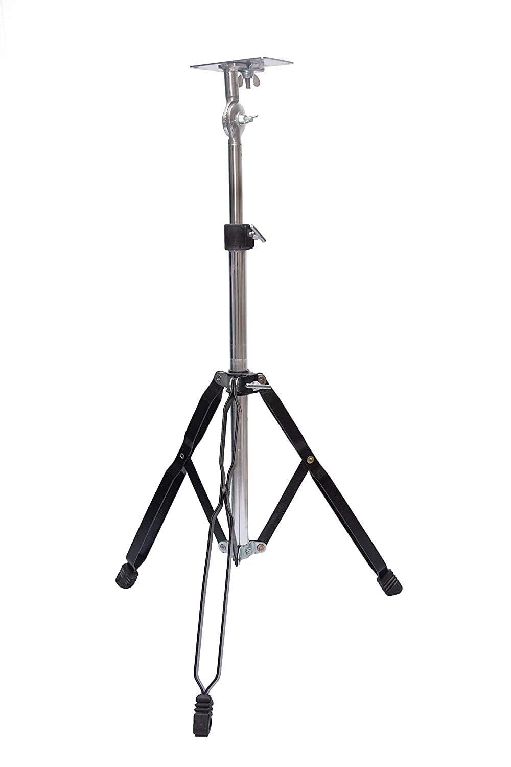 SAIMUSICALS Single Octopad Stand Double Bar (Nickel) Lyrics Foldable Violin Music Sheet Holder Adjustable Orchestra Conductor Mu