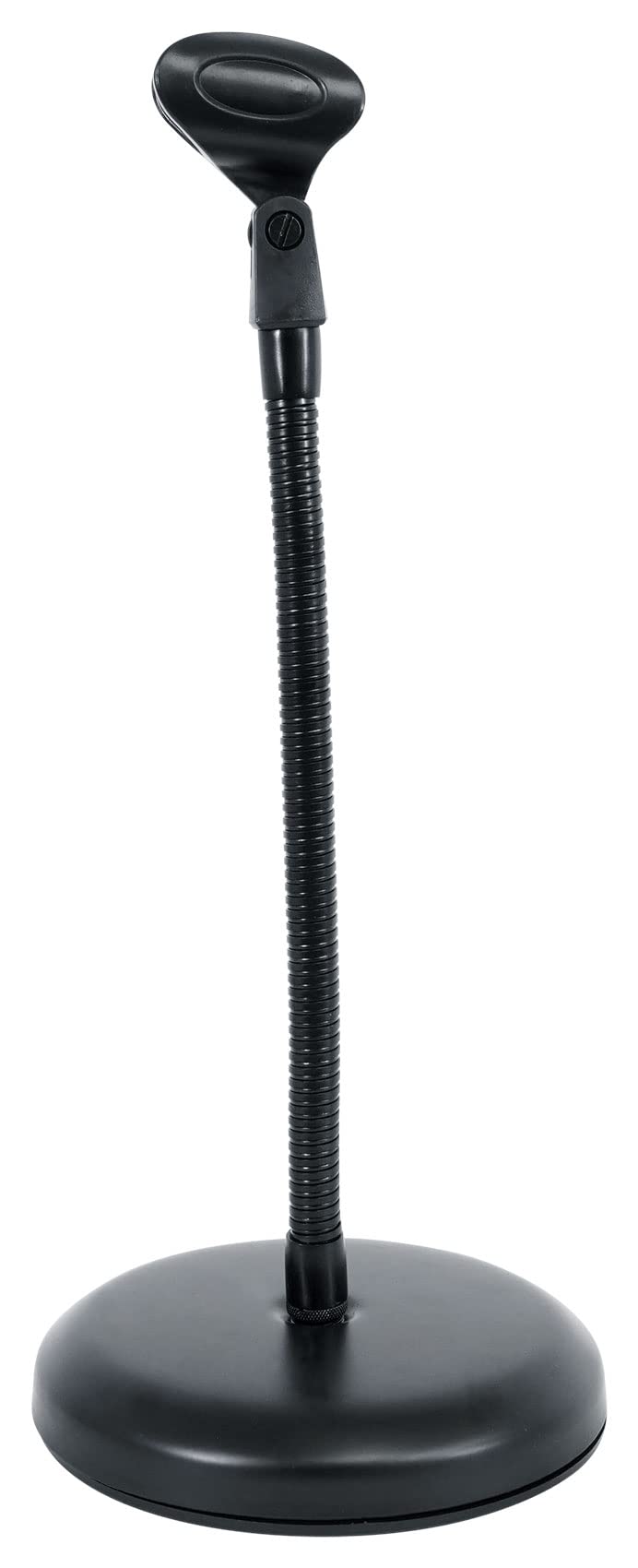 Rockville RDMS7 Desktop Mic Stand w 11.8'' Gooseneck+Weighted Base+Webcam Adapter