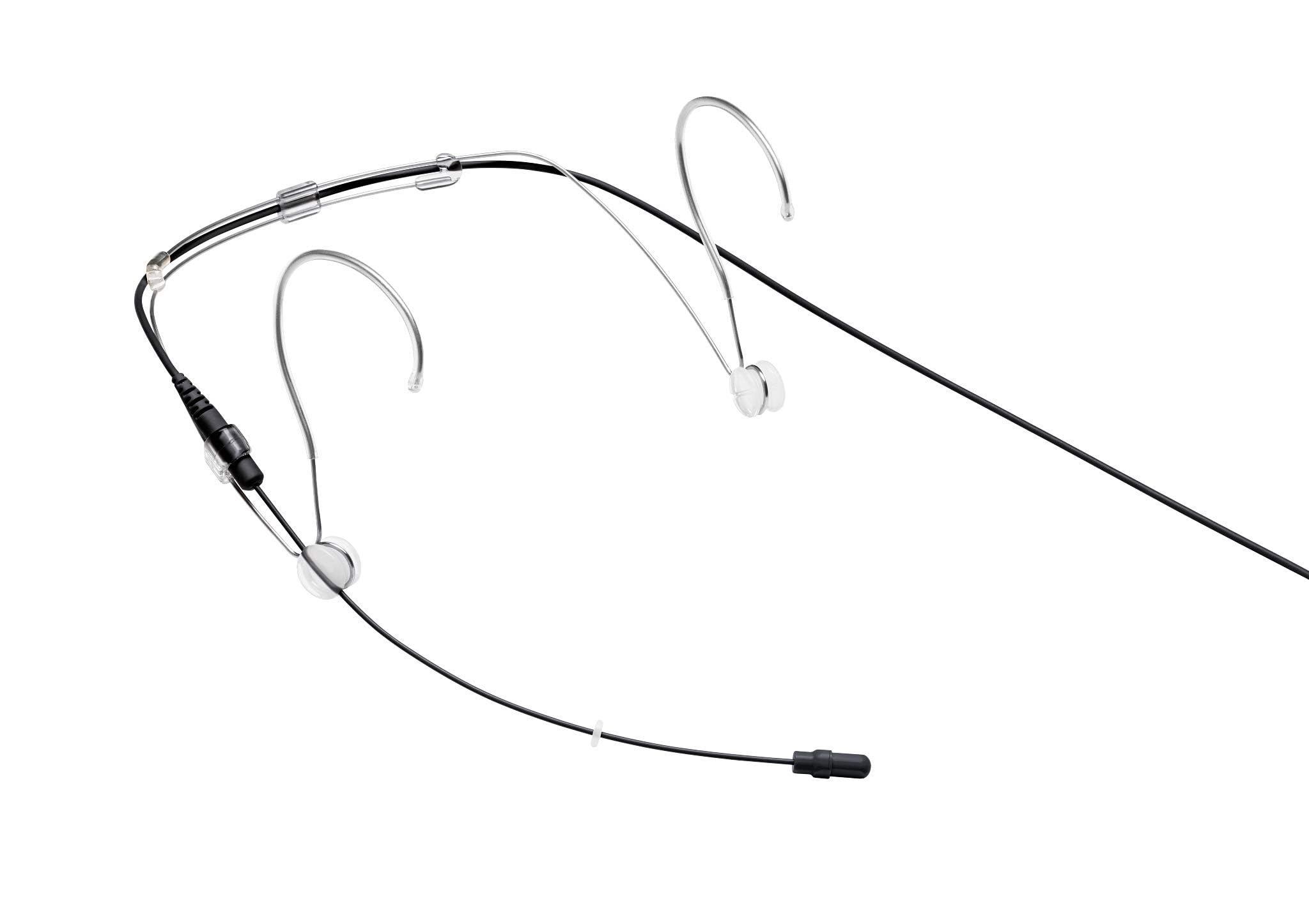 Shure DuraPlex Omnidirectional Headset Microphone, LEMO Connector, Black (DH5B/O-LM3)