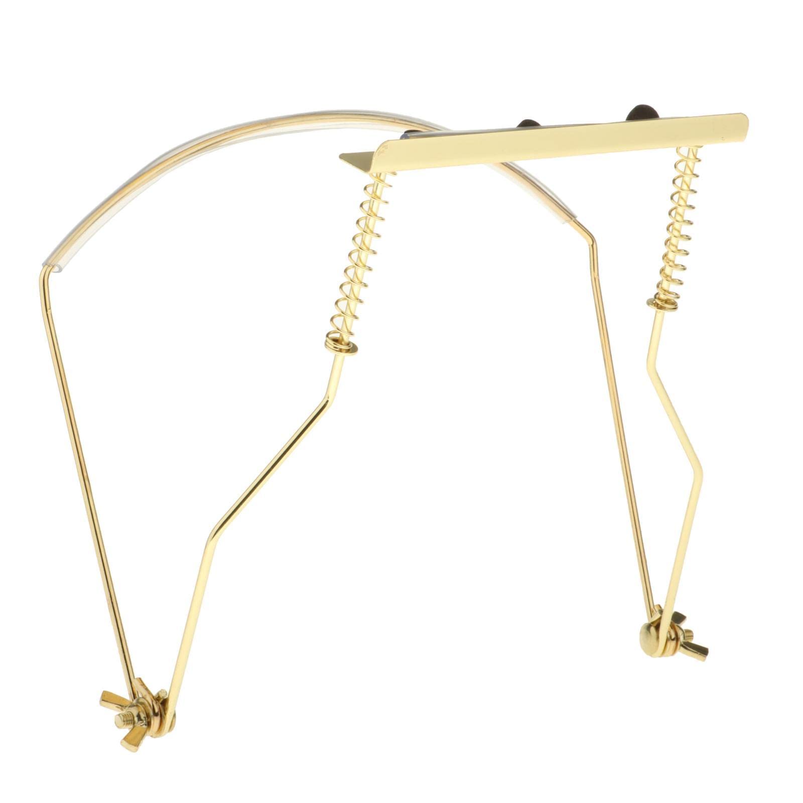 Calandis Harmonica Holder Adjustable Professional Neck Stand Gold For 10 Holes | Harmonicas | Folk & World | Wind & Woodwind