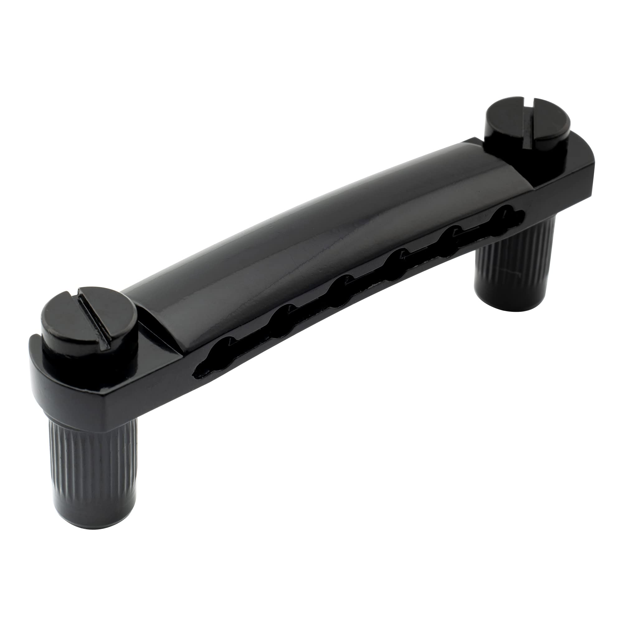 Musiclily Abr-1 Style Tune-O-Matic Stop Tailpiece For Les Paul Style Guitar Replacement, Black