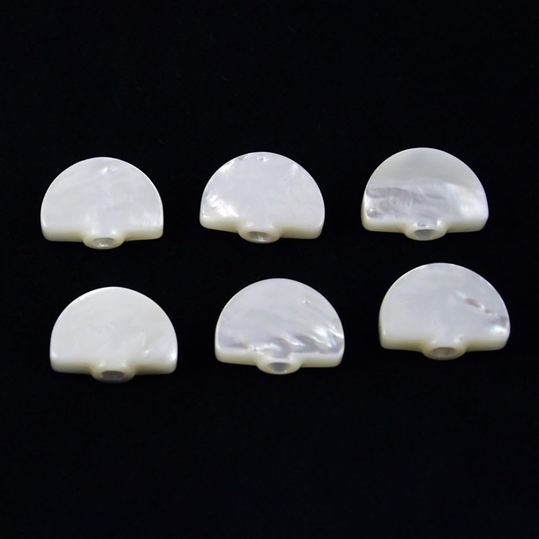 AllParts Buttons for Grover Tuners, Ebony, Set of 6