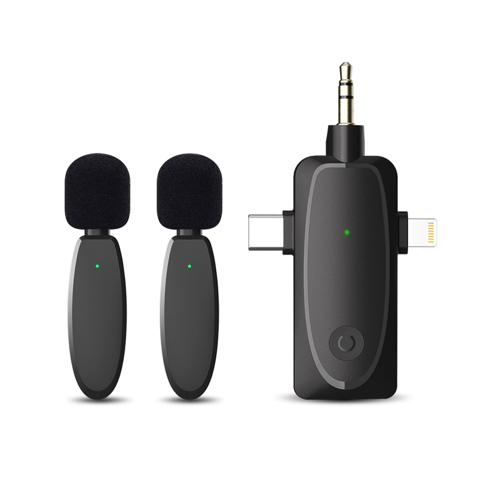 MAXTOP SoundGuard AP003 Wireless Lavalier Microphone | 48kHz Pro Studio | 393FT Range | Noise Reduction | Compatible with iPhone