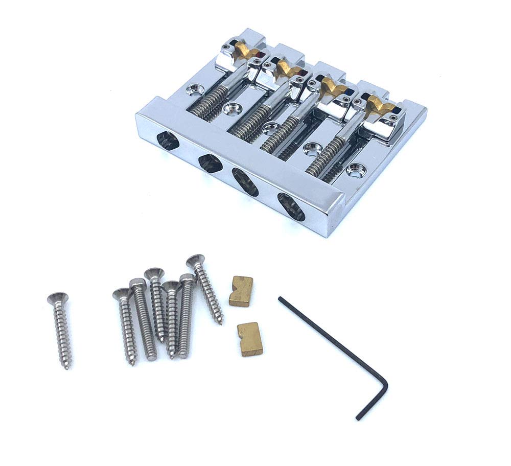 Hipshot KickAss High-mass Bass Bridge for 5-bolt Fender, Black