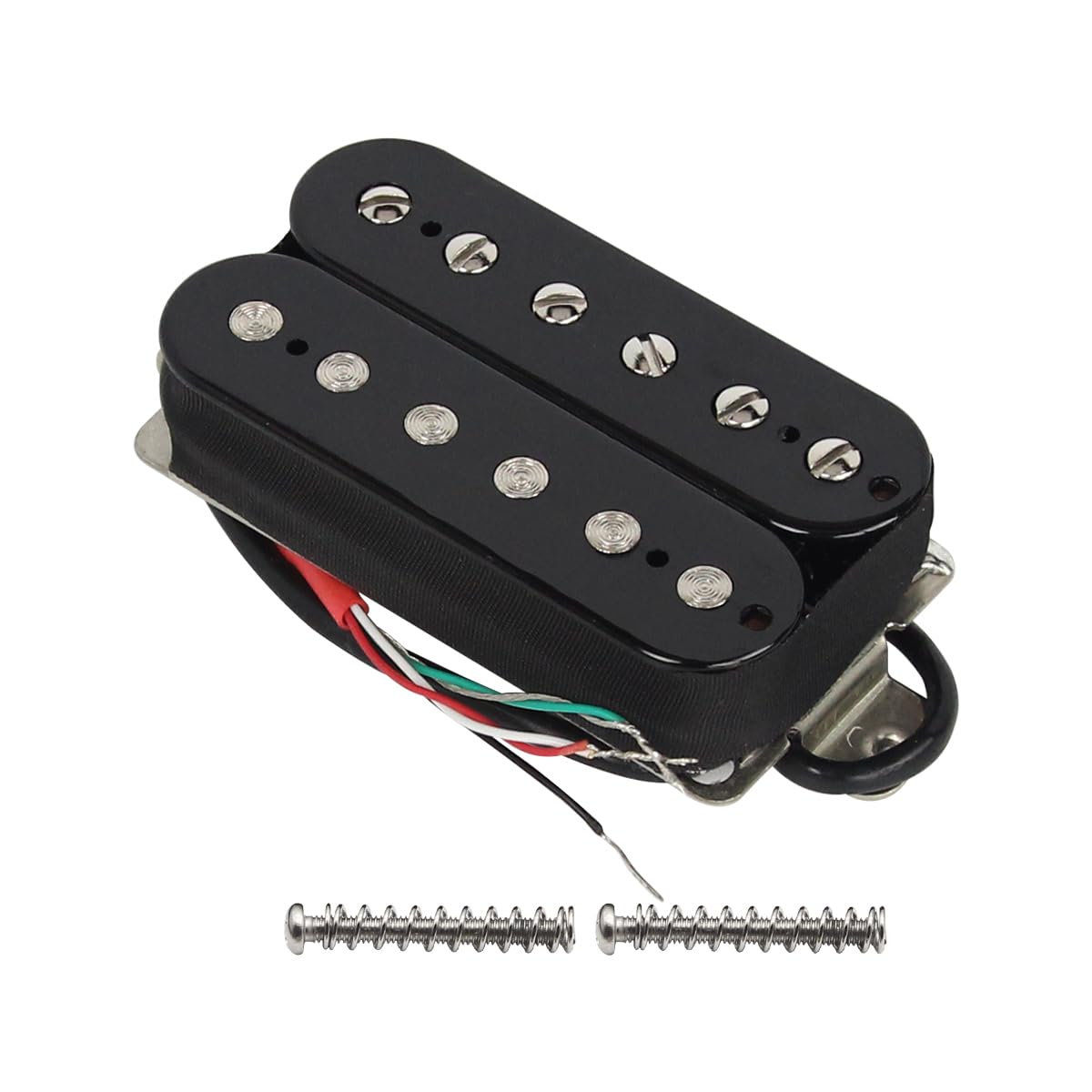 Fleor Electric Guitar Pickup Double Coil Humbucker Pickups 50Mm Ceramic Neck Pickup-Black
