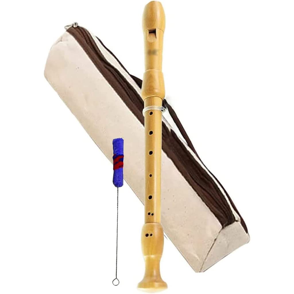 Recorders Instrument, German Recorders 8 Holes for Beginners, Baroque Recorders 3 Piece for Professional, Maple Wood F Key Alto 