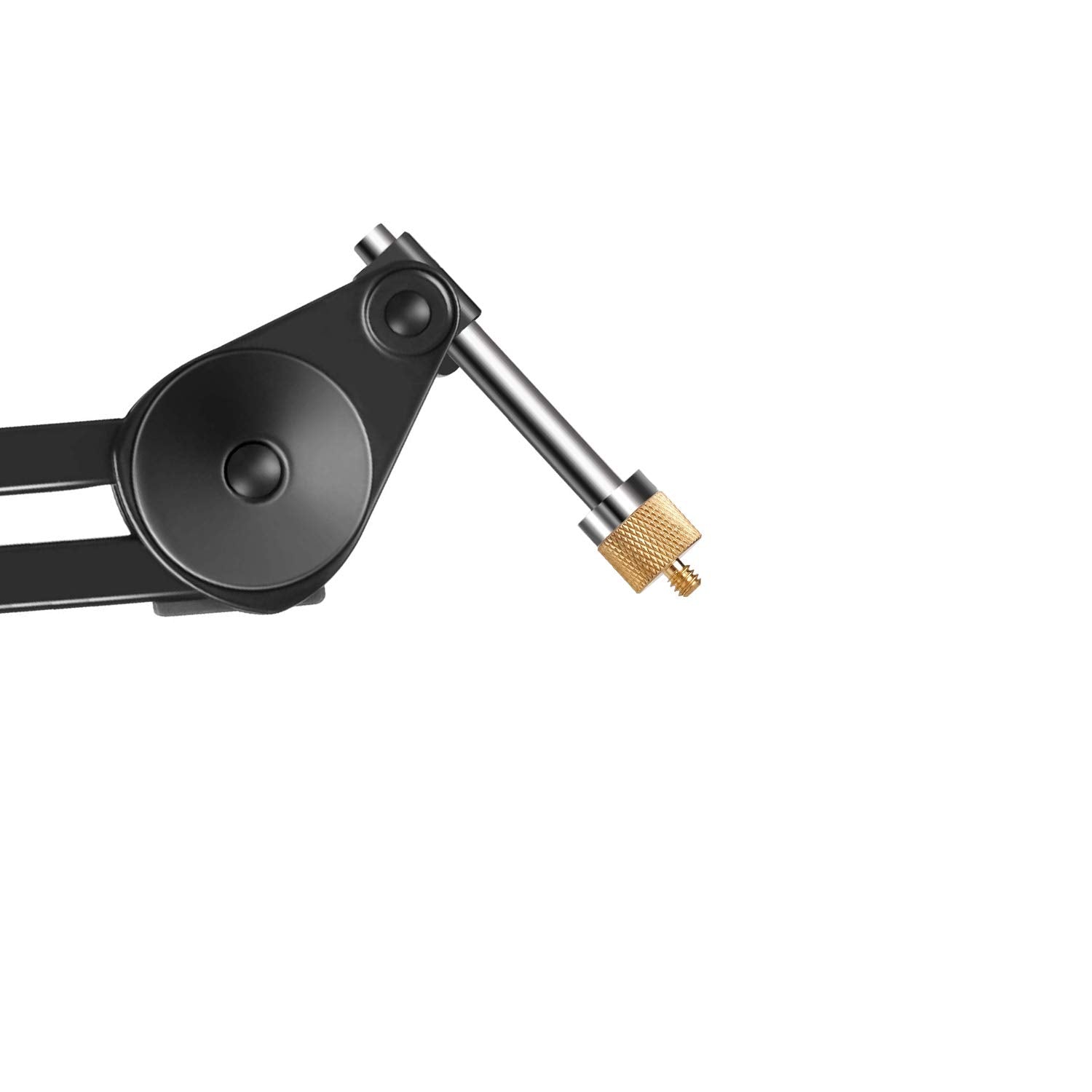 Anwenk Mic Stand Adapter 5/8 to 1/4 Adapter Standard Mic Thread Screw Adapter (Brass) Microphone Stand Adapter to Tripod Adapter