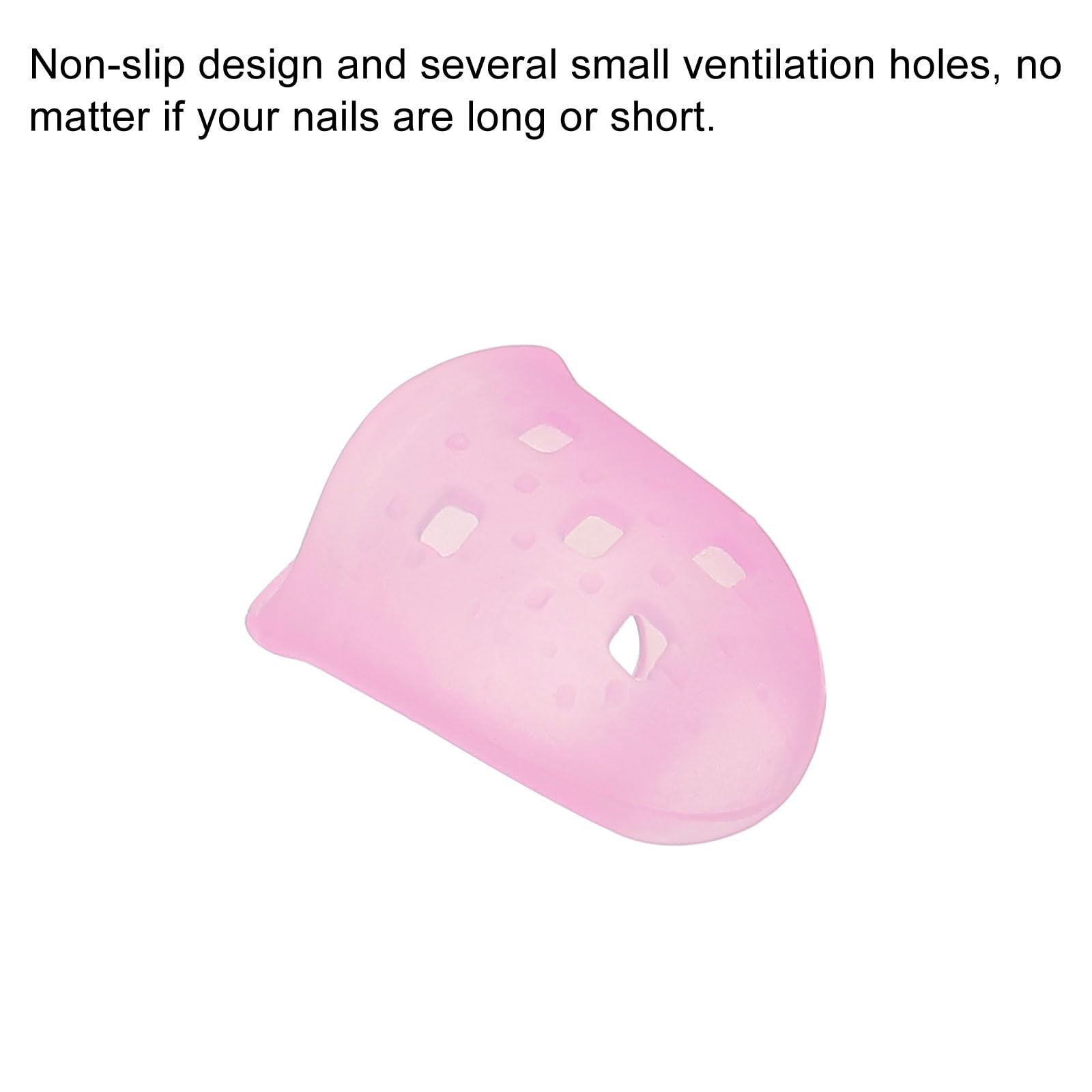 PATIKIL Finger Tips Anti Slip Fingertip Protector, 20 Pack 25mm Silicone Finger Guard for Paper Sorting Sewing Guitar Playing, P