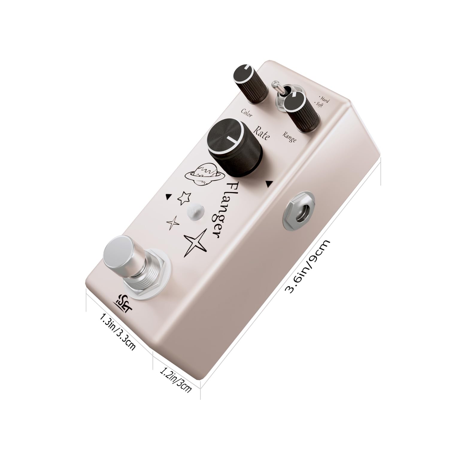 ISET Analog Flanger Pedal for Electric Guitar Bass True Bypass