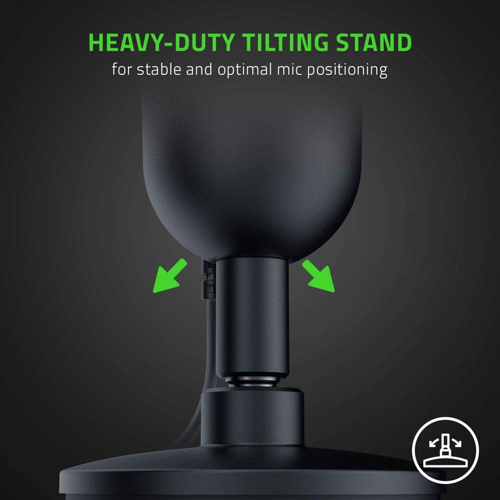 Razer Seiren X USB Streaming Microphone: Professional Grade - Built-in Shock Mount - Supercardiod Pick-Up Pattern - Anodized Alu