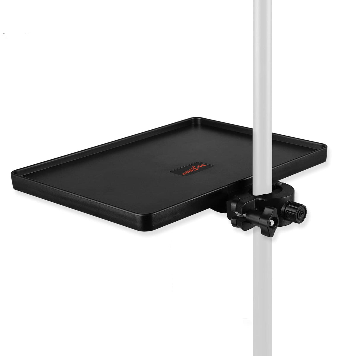 Mr.Power Microphone Stand Plastic Tray, Mic Stand Clamp-On Rack Tray Holder Suitable For Most Mic Stands, For Stage, Live Stream