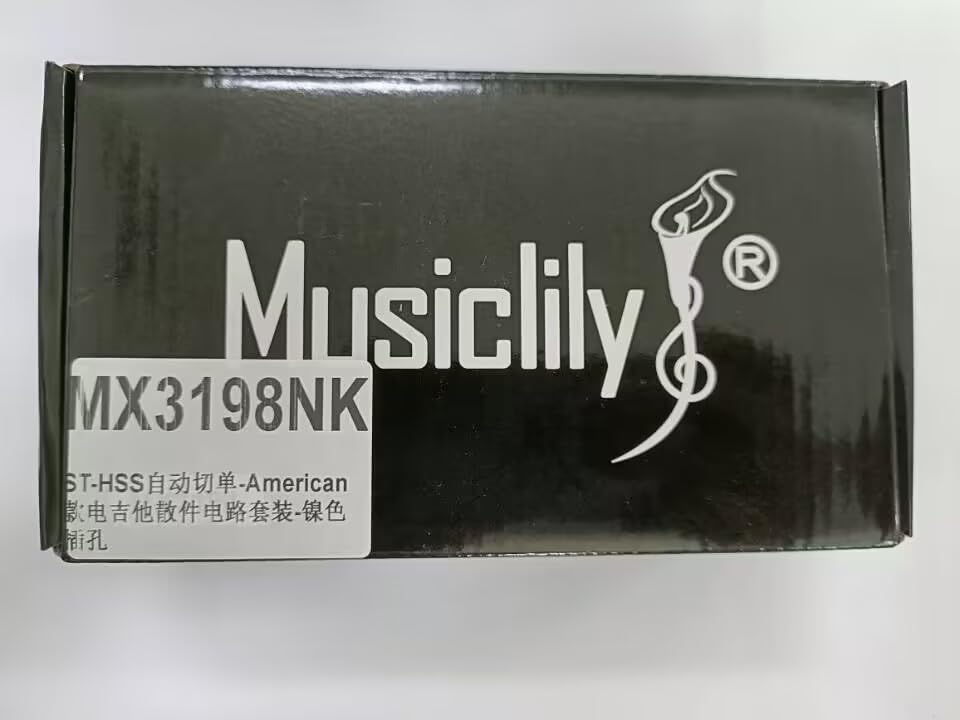 Musiclily Pro Guitar Auto-Split DIY Wiring Kit Upgrade for American Style Strat HSS Stratocaster with 5-Way Switch and 3A250K Po