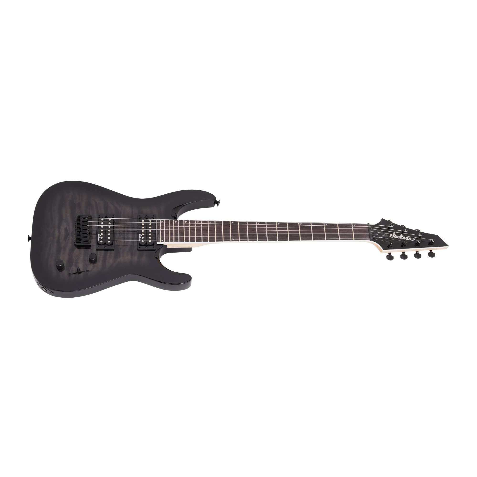 Jackson JS Series Dinky Arch Top JS22Q-7 DKA HT Electric Guitar - Transparent Black Burst