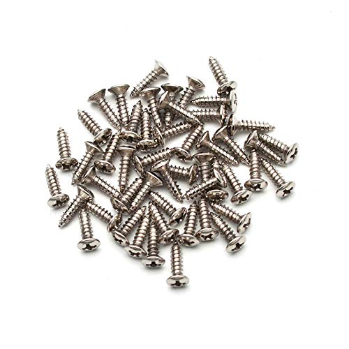 Saphue 3Mm Electric Guitar Bass Pickguard Screws Pick Guards Scratch Plate Mounting Screws For Fender Strat St Tele Tl Stratocas
