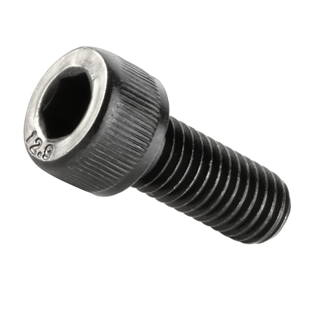 M8-125 X 25Mm (10Mm To 120Mm Available) Socket Head Cap Screws, Allen Socket Drive, 129 Alloy Steel, Full Thread, Black Oxide, 2