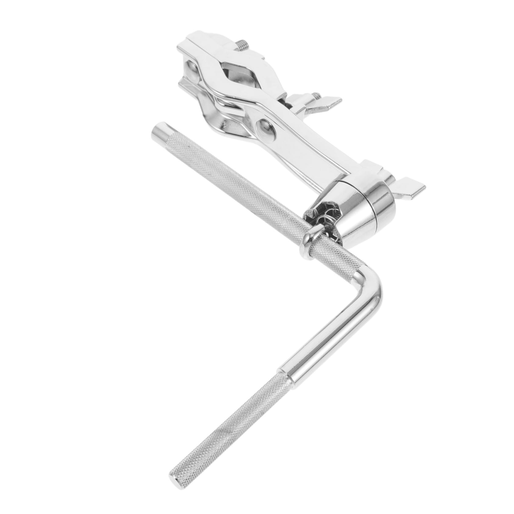 Totority Multifunctional Drum Rack Stand Cowbell Extension Clamp Lightweight Portable Drum Accessories