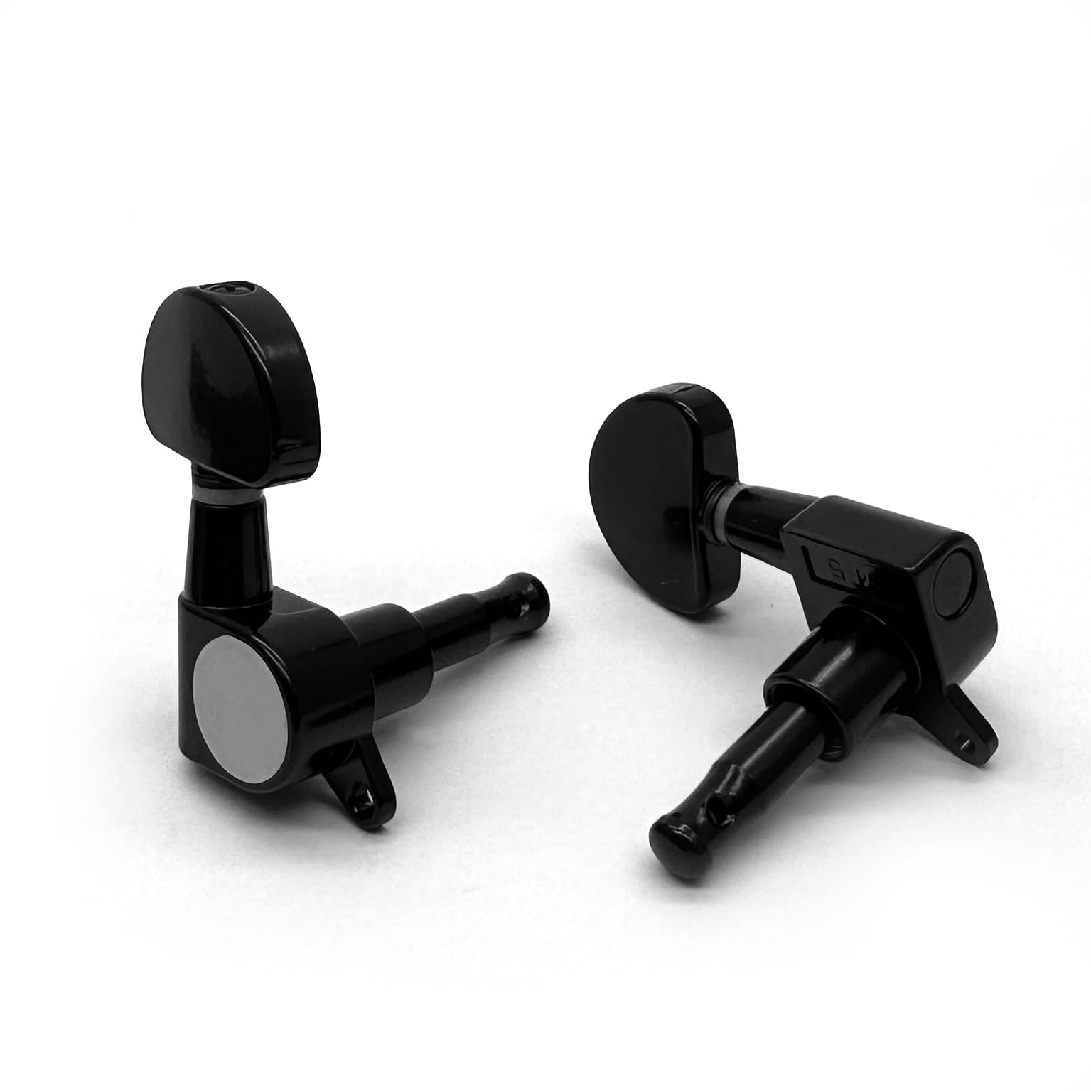 harpfeas 6 Pieces 3L3R Guitar tuner pegs,Big Semicircle Sealed guitar tuning pegs tuners machine heads,for Acoustic or Electric