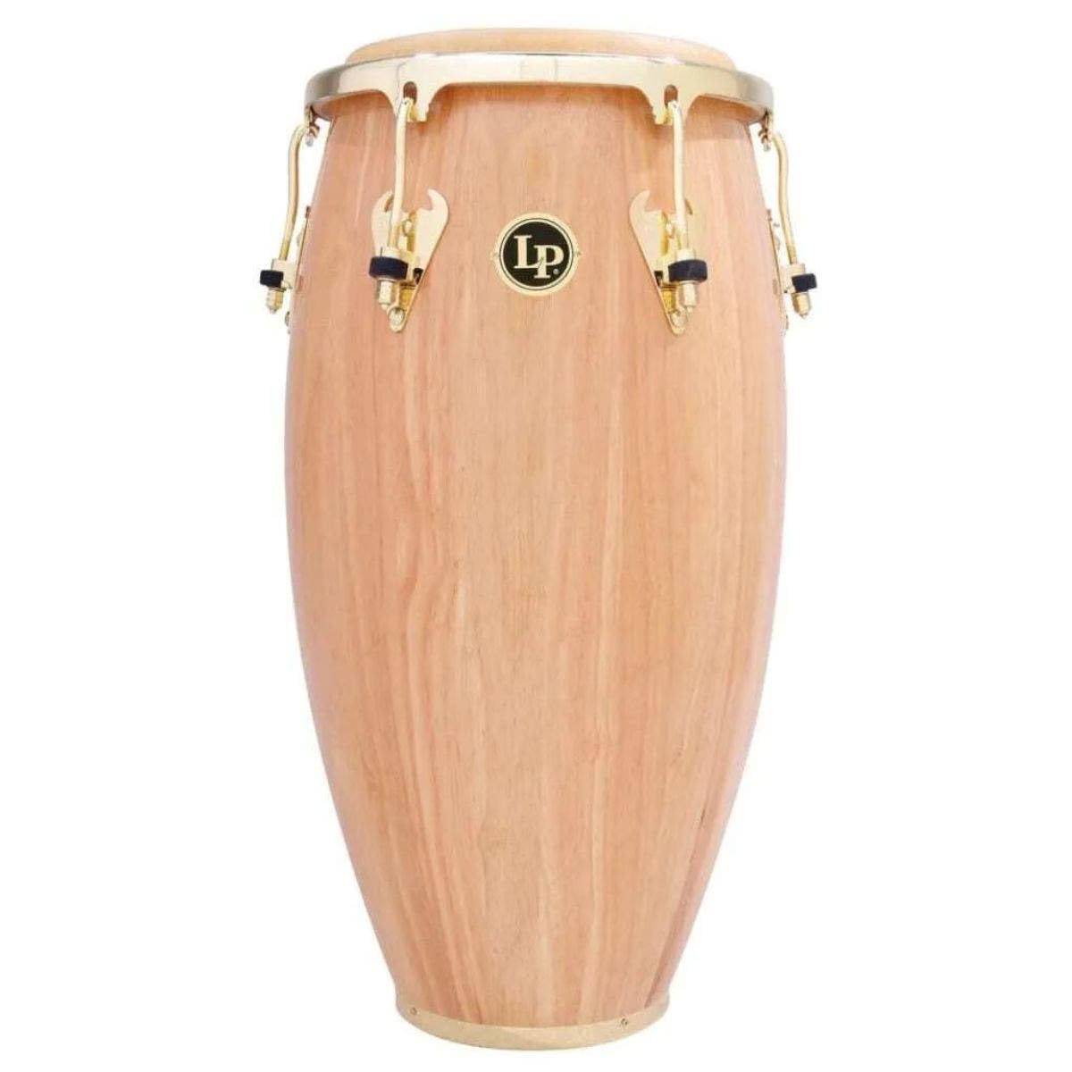 Latin Percussion LP Matador 12-1/2 Wood Tumbadora - Natural/Gold Tone