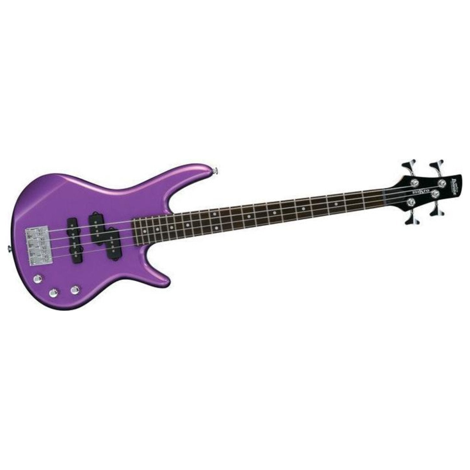 Ibanez GSRM20 MPL Metallic Purple Mikro Compact 4-String Electric Bass Guitar
