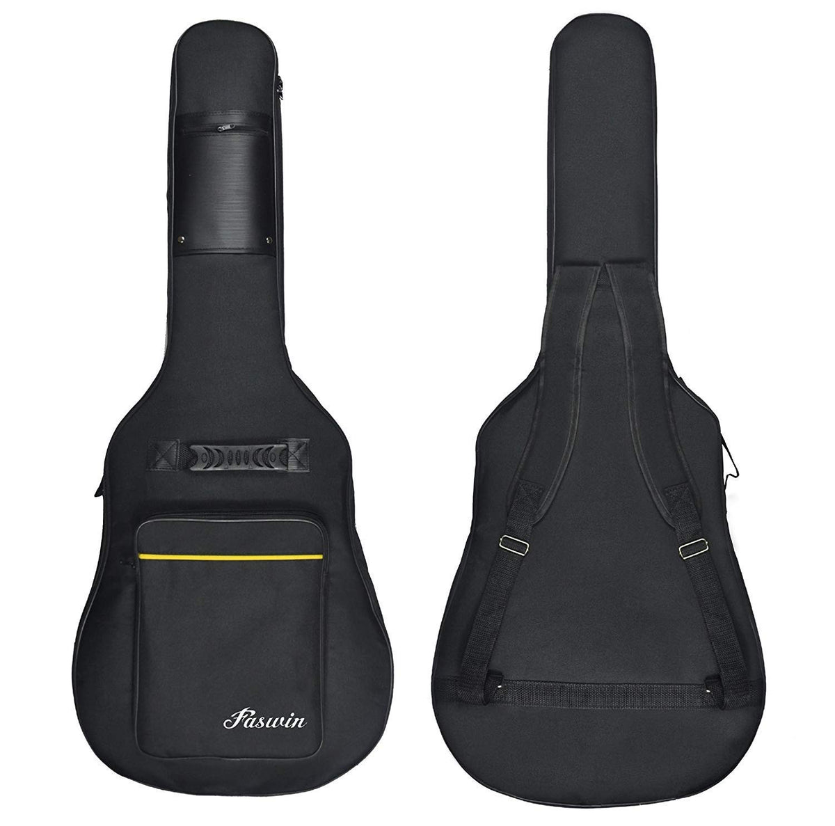 Faswin 41 Inches Guitar Bag Dual Adjustable Shoulder Strap Acoustic Guitar Gig Bag, Guitar Case Waterproof Oxford Cloth 03 Inch