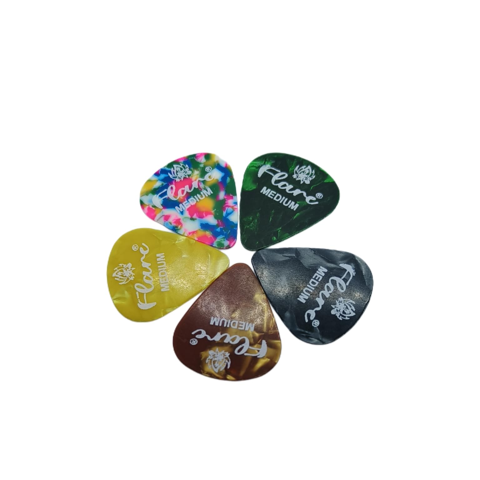 Flare 5 Piece 0.46Mm Guitar Picks