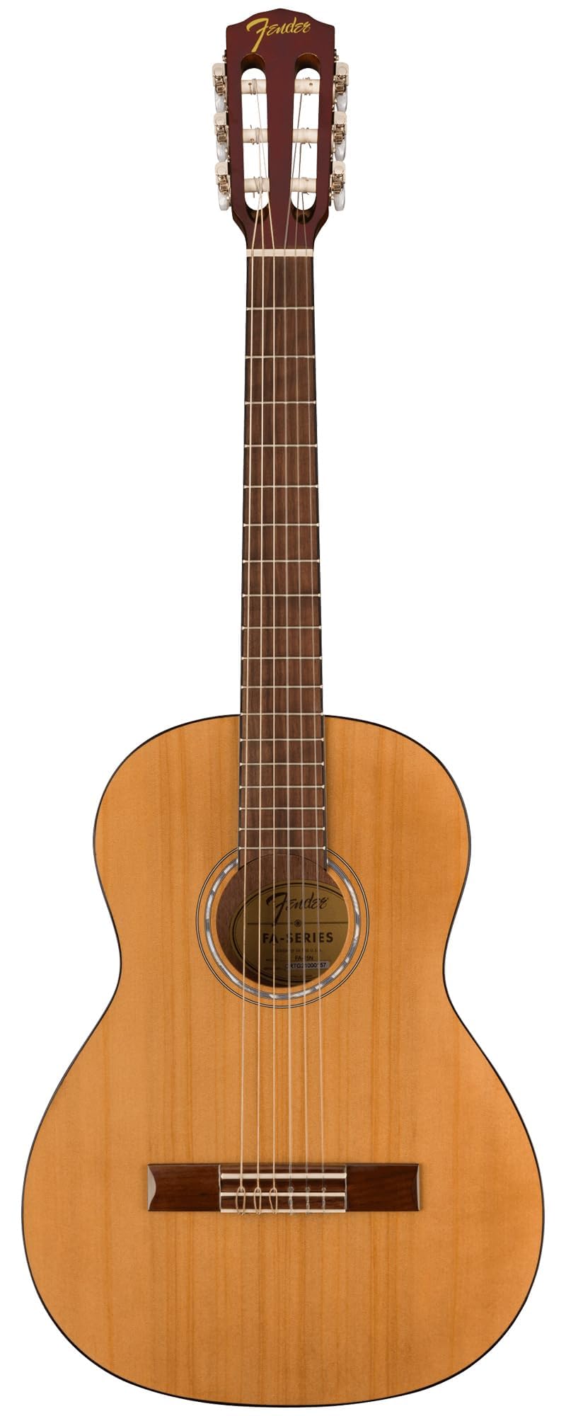 Fender FA-15N 3/4-Size Nylon String Acoustic Guitar Starter Kit for Beginners with Gig Bag, Stand, Nylon Strings, Tuner, Strap,