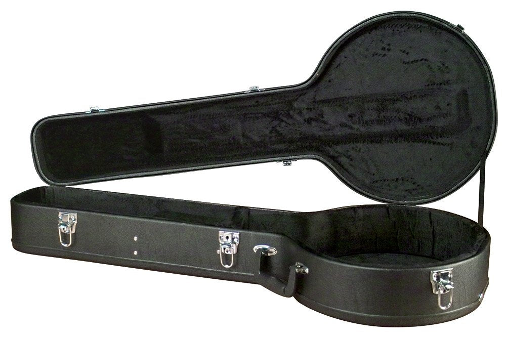 Carrion C-2901 Black Hardshell 5-String Resonator Banjo Case,Natural