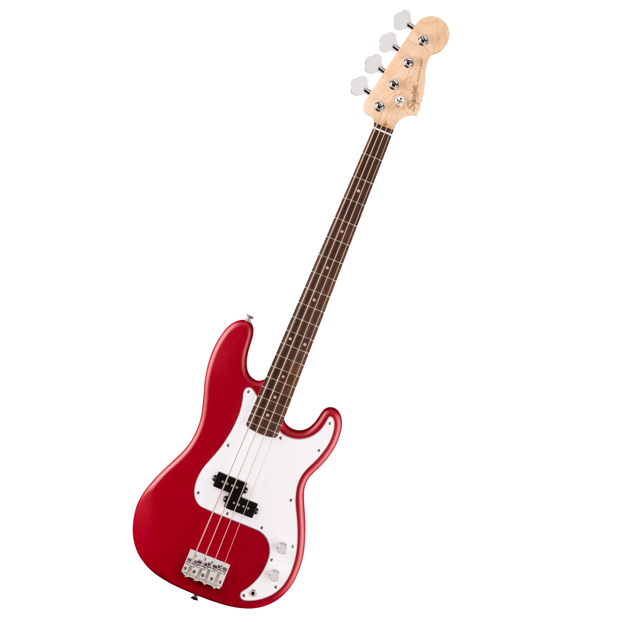 Fender Squier Debut Series Precision Bass Guitar, Beginner Guitar, With 2-Year Warranty, Includes Free Lessons, Dakota Red With