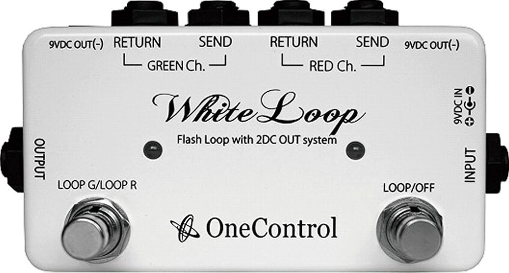 One Control White Loop Flash Switcher Pedal