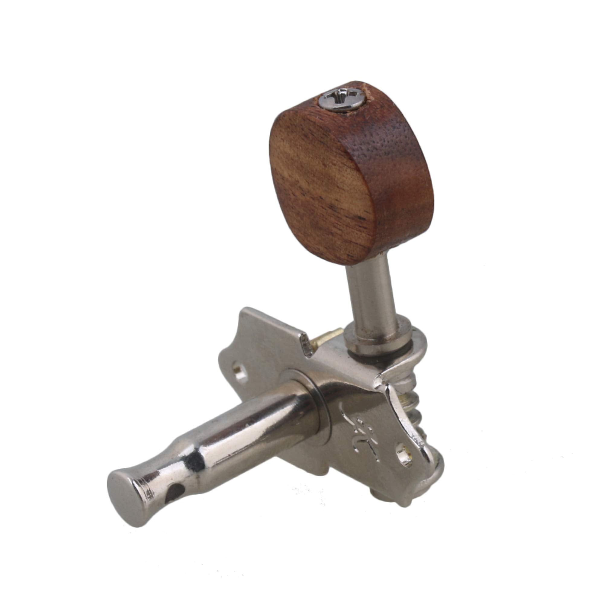 Yibuy 4 String Tuning Peg Machine Head Tuners w/Screws and Nuts for Ukulele Guitar