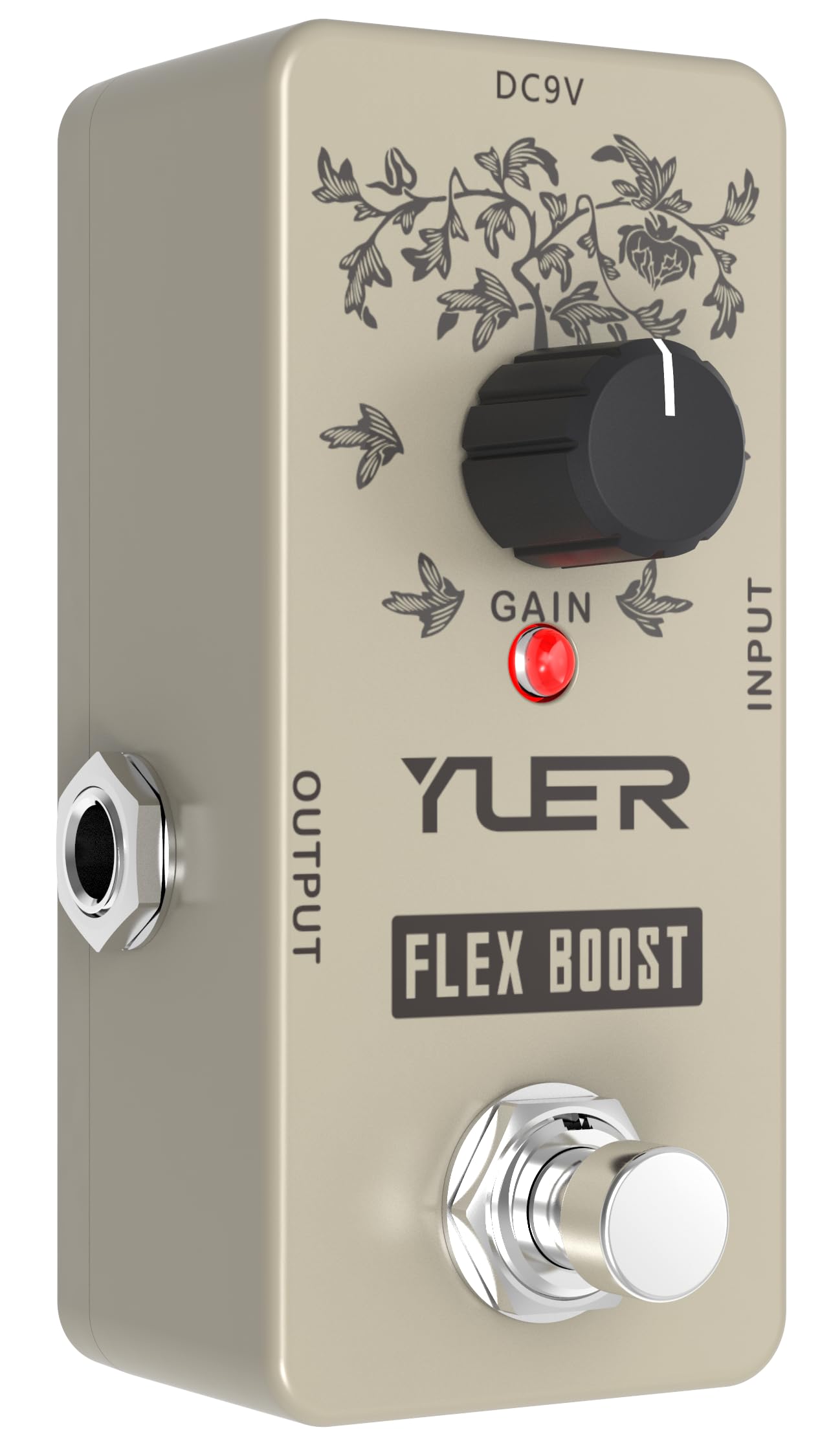 Flex Boost,Guitar Pedal,Electric Guitar Effects Pedal for Guitars and Bass Effect Pedals Mini Single Type DC 9V True Bypass