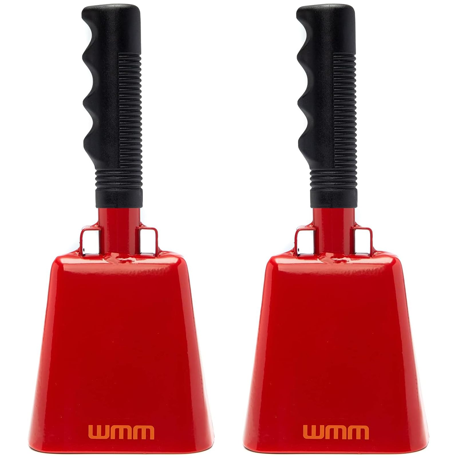 10 Inch Cow Bells Noise Makers Cowbells for Sporting Event Cheering Bell for Football Games Large Steel Cowbell with Handle Soli