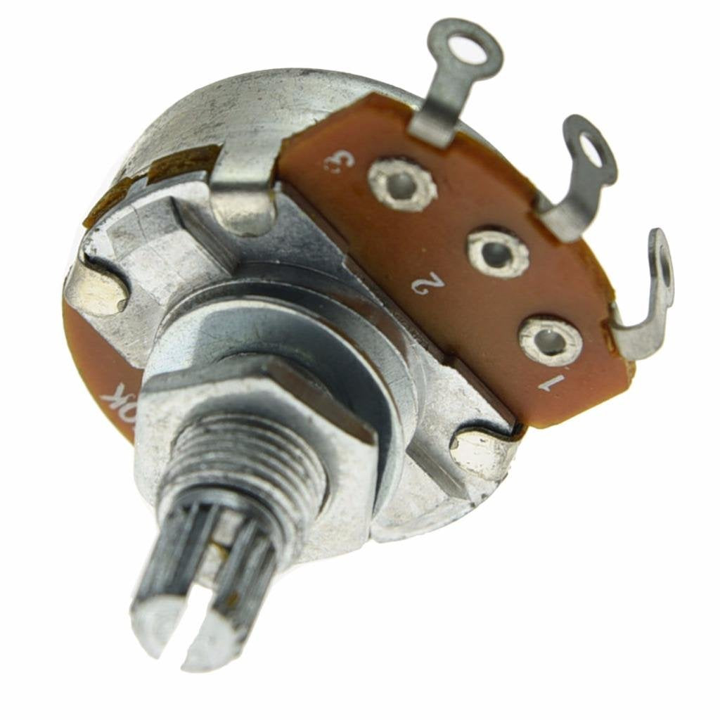 Dopro 5pcs Audio Guitar Pots Tone 250K Electric Guitar Large Pots 24mm Base with Long Split Shaft Guitar Potentiometer A250K