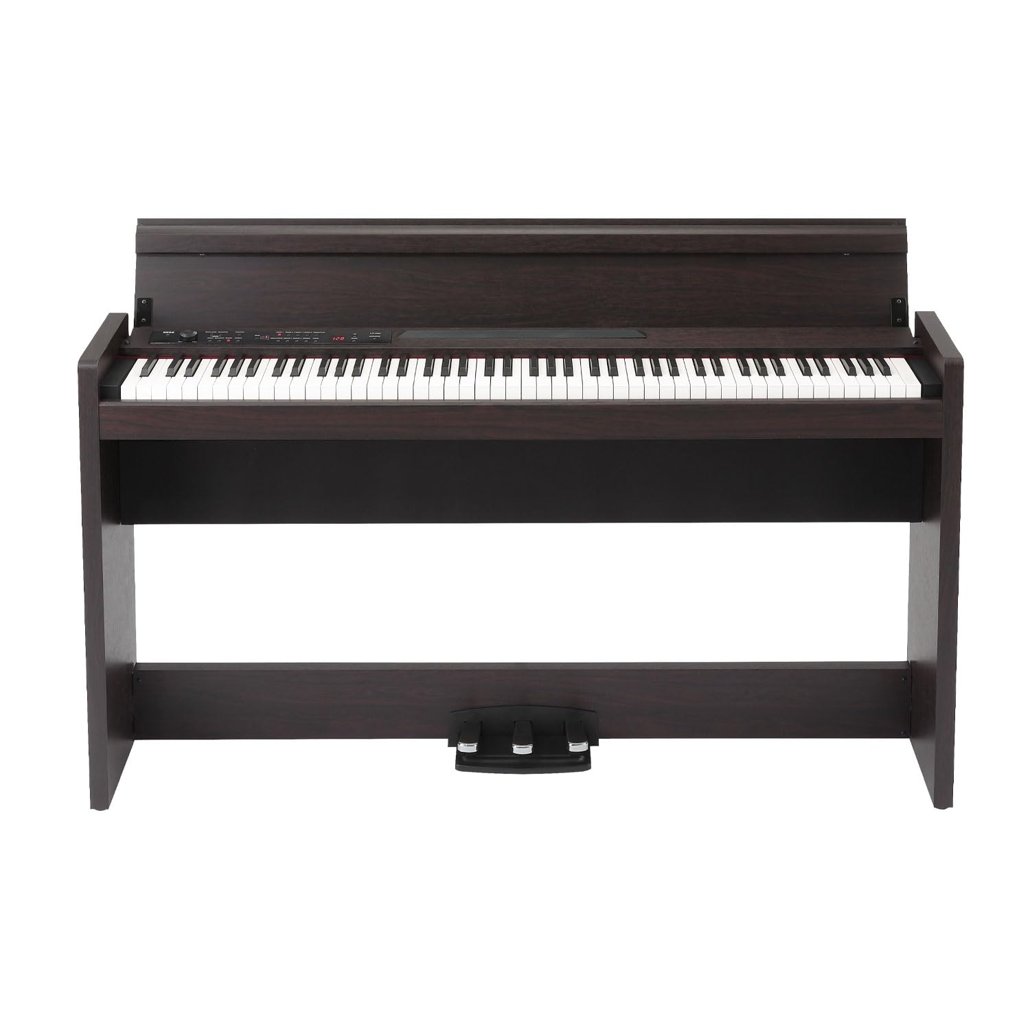 Korg LP-380U Digital Home Piano with 88-Key Fully Weighted Keyboard, Built-in Speakers, Furniture Stand, and 3-Pedal Unit (LP-38