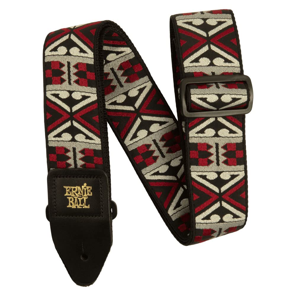 Ernie Ball Primal Red Jacquard Strap