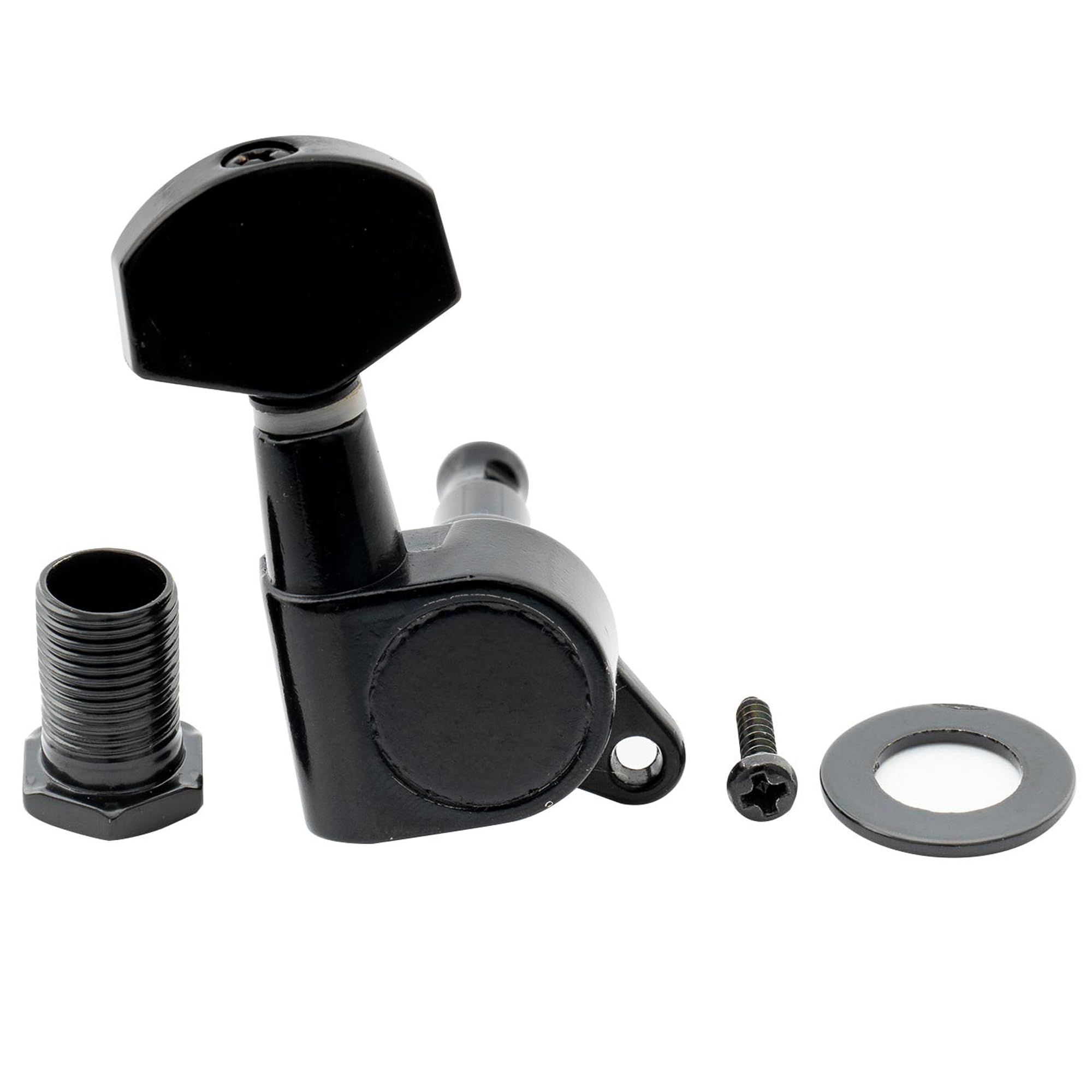 Musiclily Pro 6 Inline Sealed Guitar Tuners Tuning Pegs Keys Machines Heads Set for Fender Stratocaster Strat Telecaster Tele El