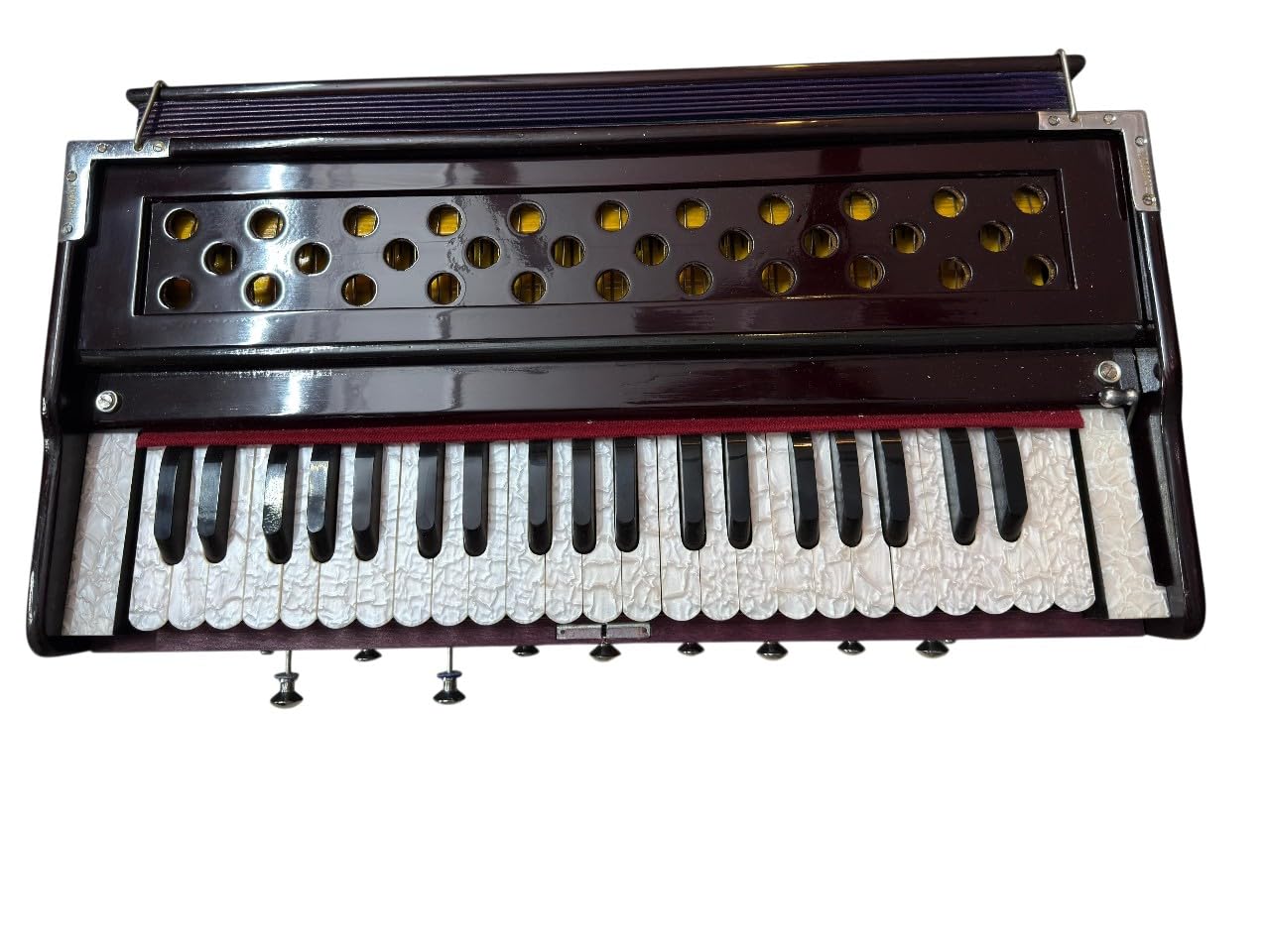 Armonia 9 Stopper, Chudidaar Bellow, 42 Key, Two Reed, Bass Male, Harmonium With Cover A-Stop9