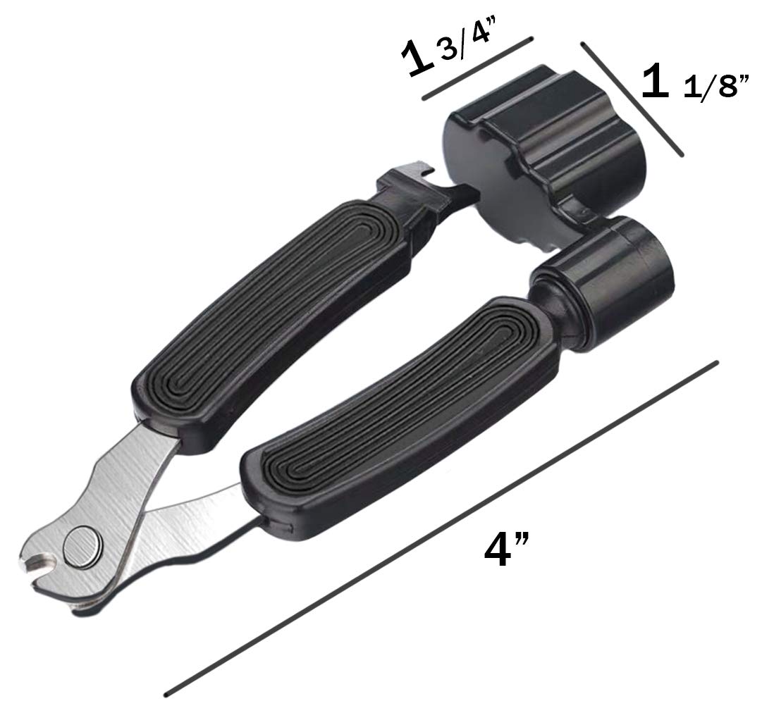 Guitar String Winder Cutter and Bridge Pin Puller 3 in 1 Guitar Tool For Repairing Restringing