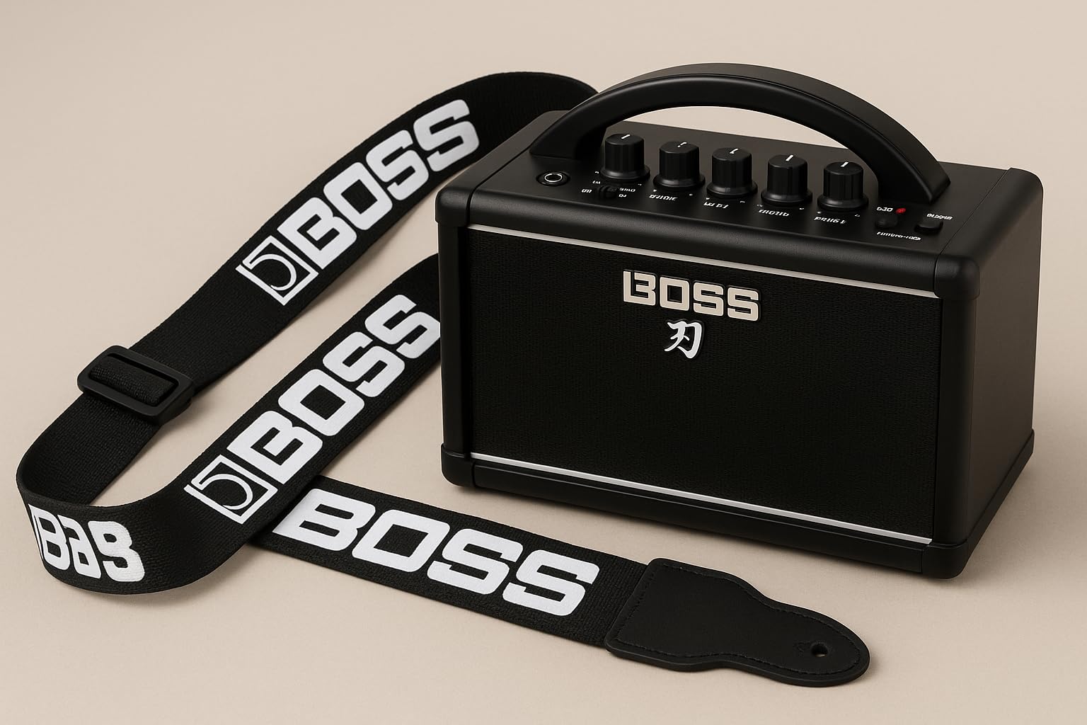 Boss Katana Mini Guitar Amplifier With Bsm-20 Guitar Strap