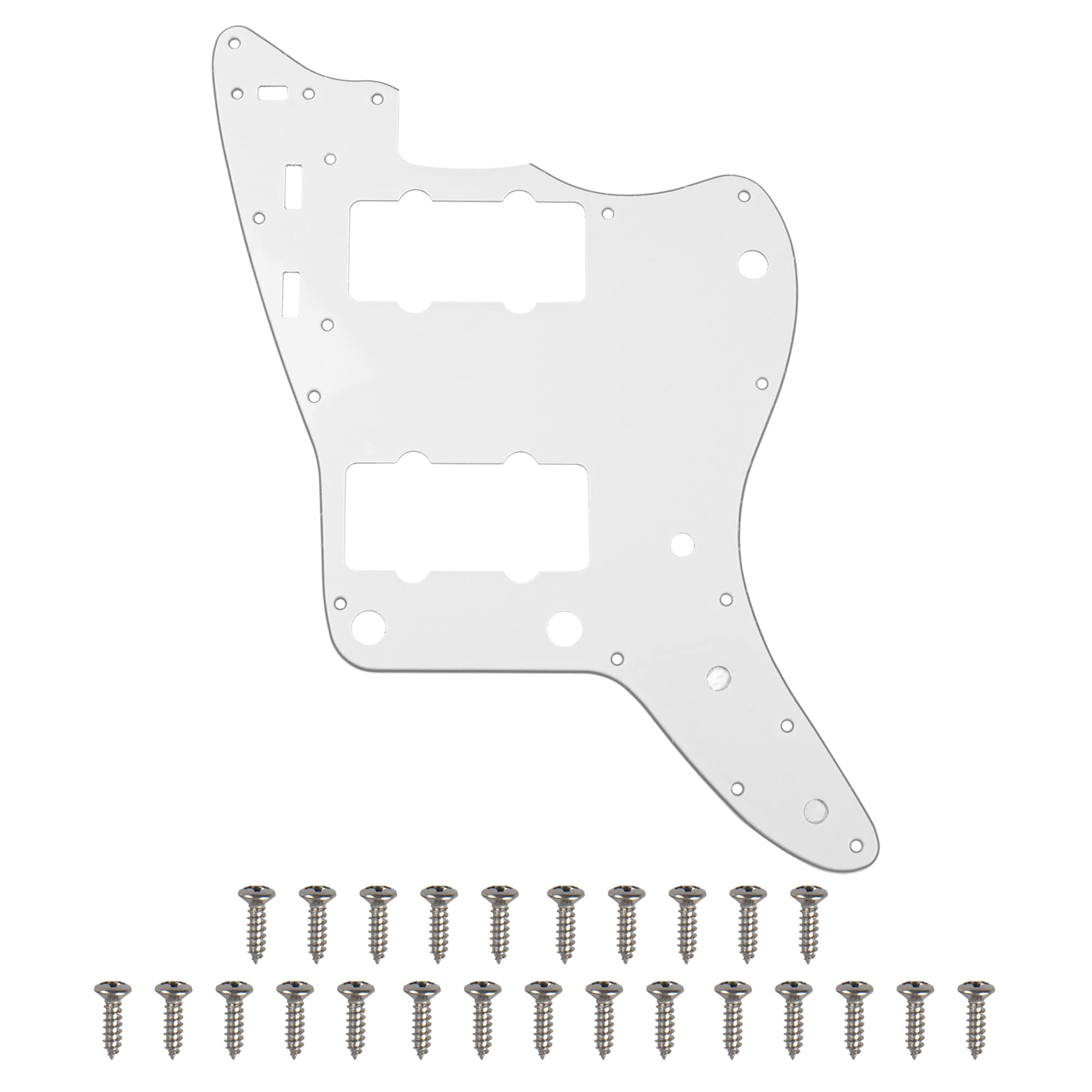 1Pcs Yootones 65 60S Vintage Pickguard Guitar Scratch Plate W/Screws Compatible With American/Mexican Made Vintage Style Jazzmas