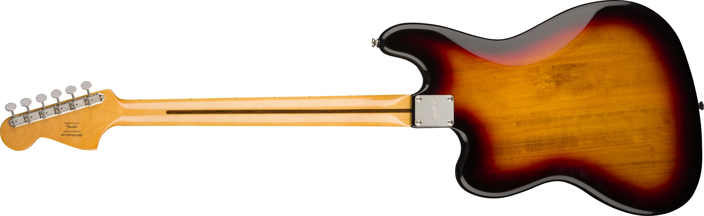 Fender Squier 6-String Bass Guitar Classic Vibe Bass VI, with 2-Year Warranty, 3-Color Sunburst, Right-Handed, with Pickup Switc