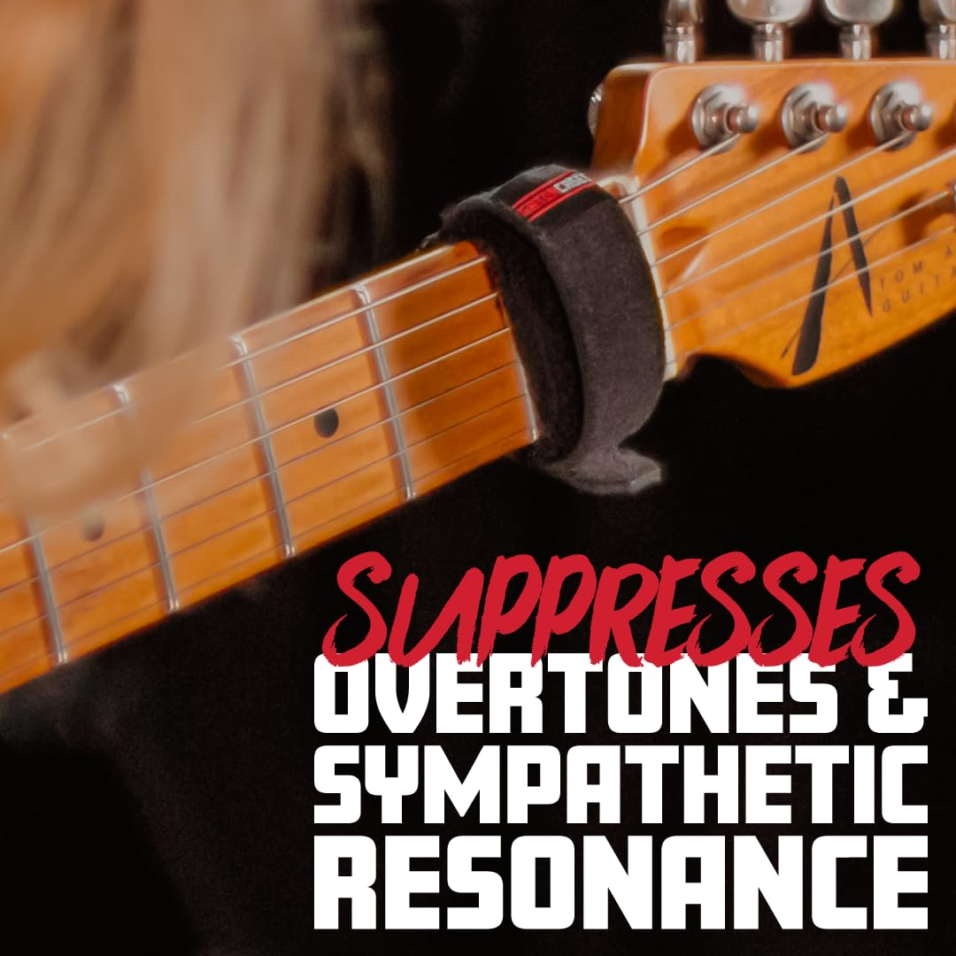 Gator Cases Guitar Fret Mute and String Dampener; Size Medium - Black (GTR-FRETMUTEMD-1BK)