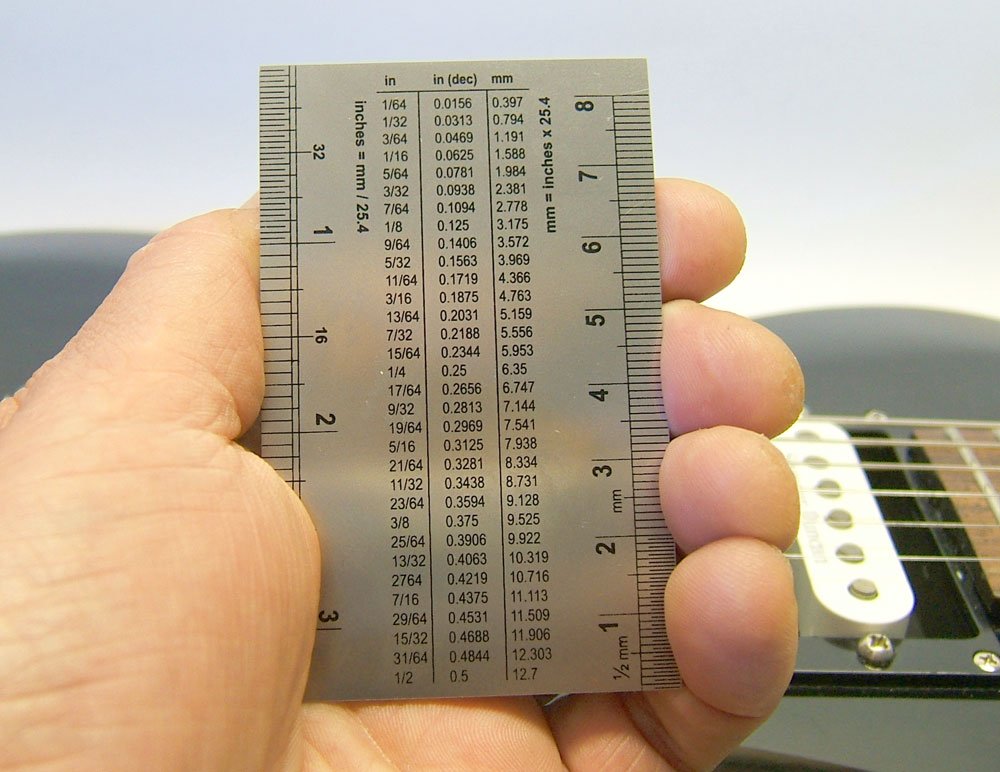 Guitar Set Up Tool Combo. 5mm + 4mm Ball End, Martin, Takamine Truss Rod Wrenches and String Action Gauge
