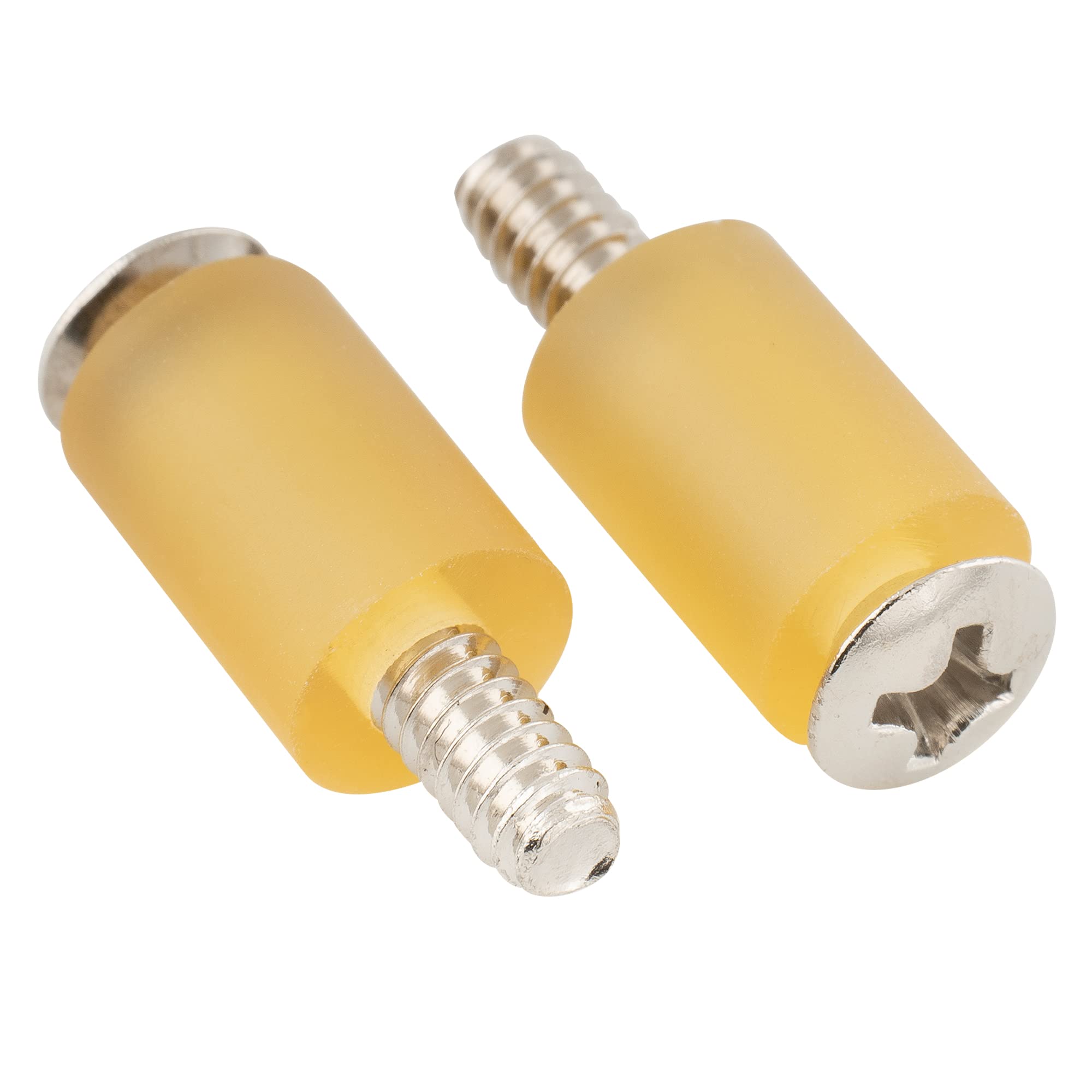 Musiclily Ultra UNC#6-32X3/4 Inch Stainless Steel Single Coil Pickup Mounting Screws and Rubber Tubing Set for USA/Mexico Fender