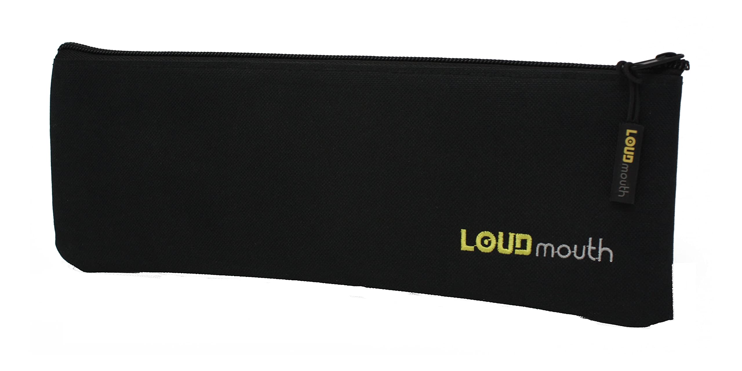 LOUDmouth Long Zippered Pouch for Large Wireless Microphones | Mic Bag | 12.5 x 4 (1 Pack)
