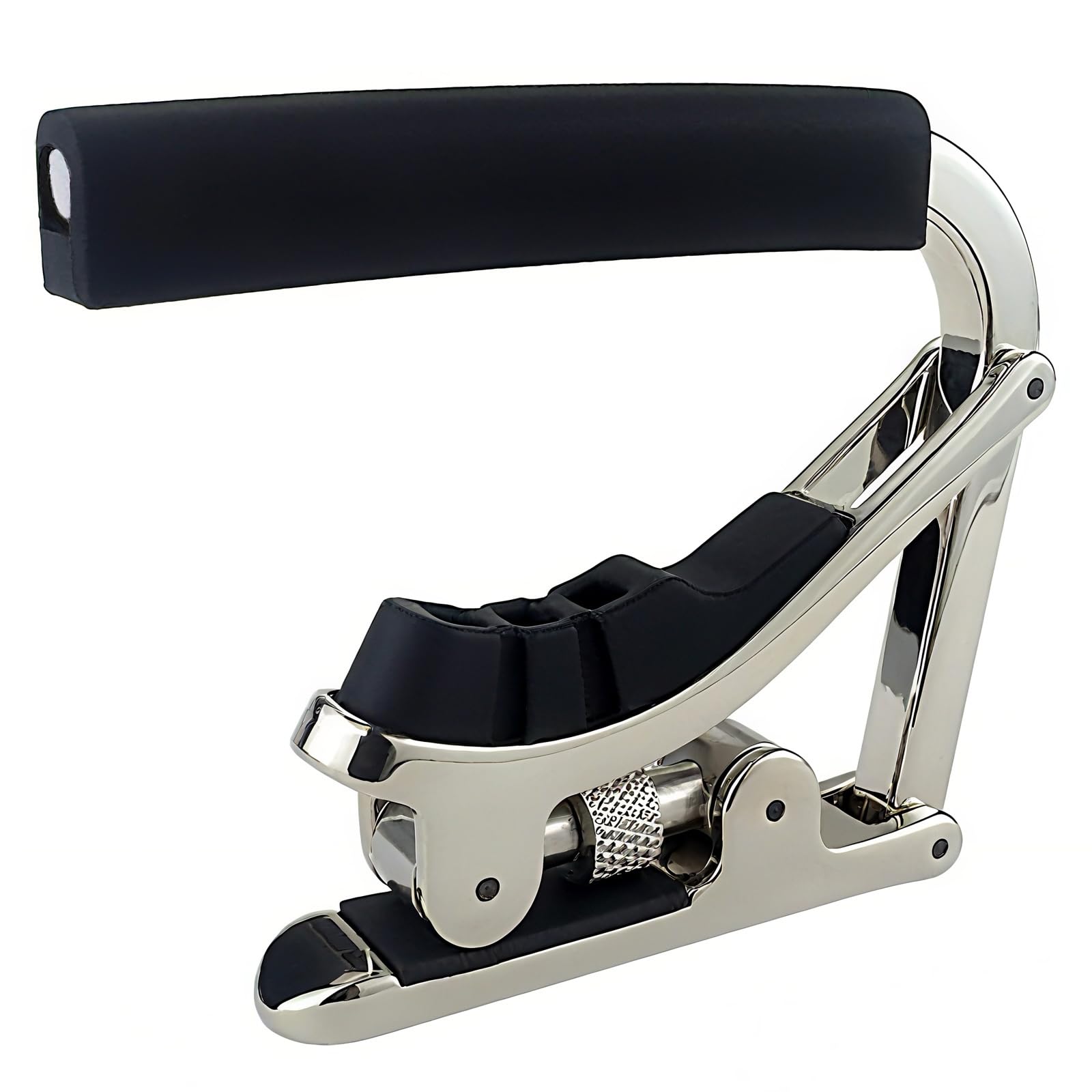 VEINTICO Guitar Capo for Acoustic and Electric Guitars - Adjustable Capo with Memory Tension-Bright Chrome Color.