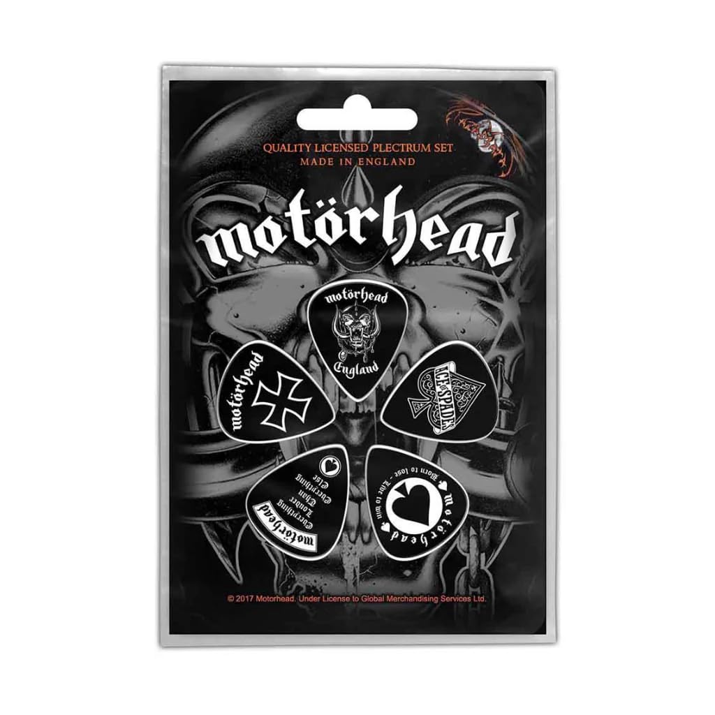 Motorhead England Guitar Picks Plectrum 5-Pack