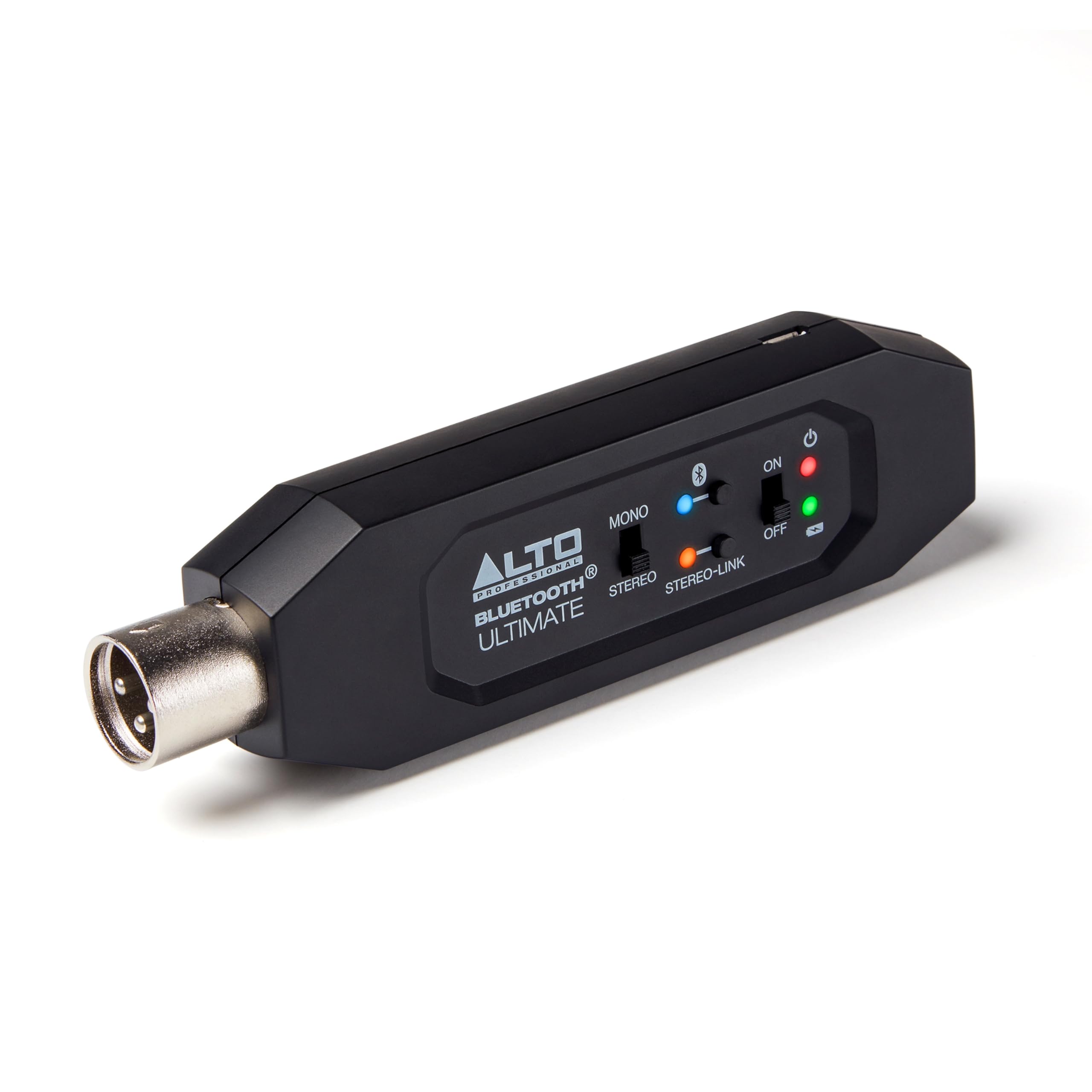 ALTO Bluetooth Ultimate XLR Equipped Rechargeable Stereo Bluetooth Receiver for Mixing Desk/Audio Mixer Setups and Active PA Sys